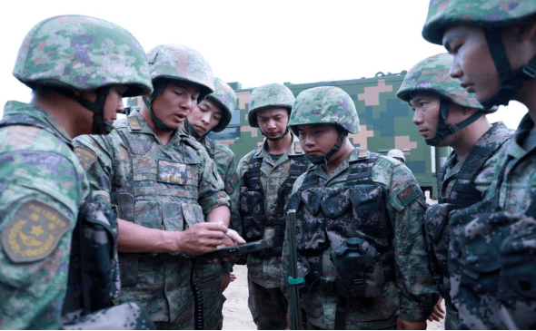 Figure 3: Small-unit training at an army reserve base in July 2023