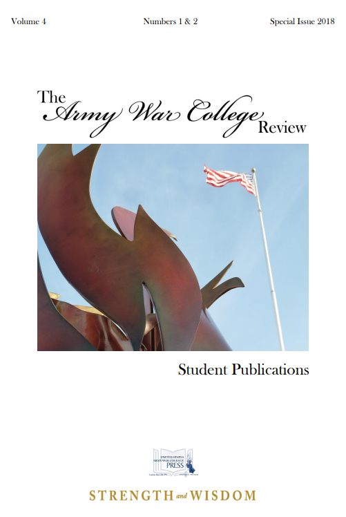 Army War College Review Cover Army War College Review Cover