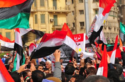 Egyptians at Tehrir Square