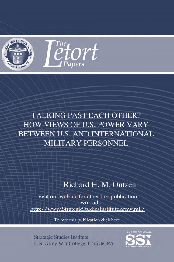 Talking Past Each Other? How Views of U.S. Power Vary between U.S. and International Military Personnel