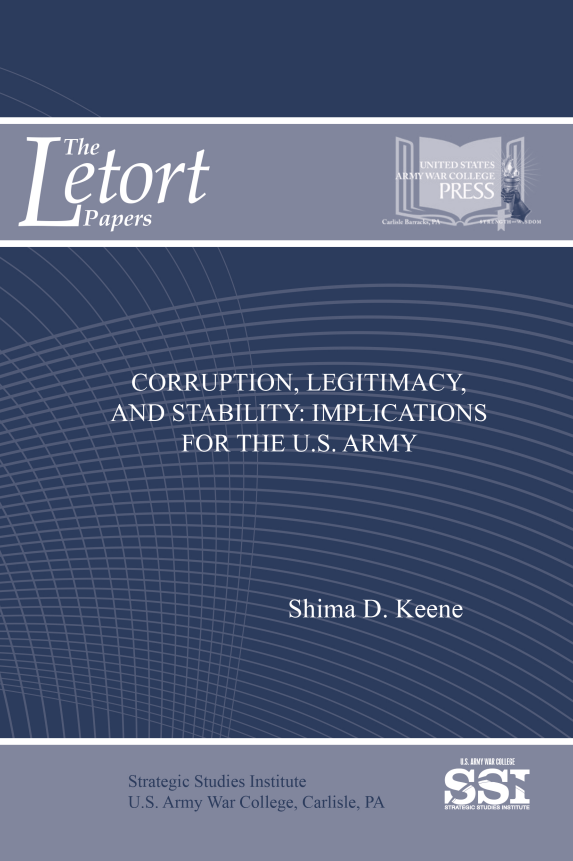 Corruption, Legitimacy, and Stability: Implications for the U.S. Army