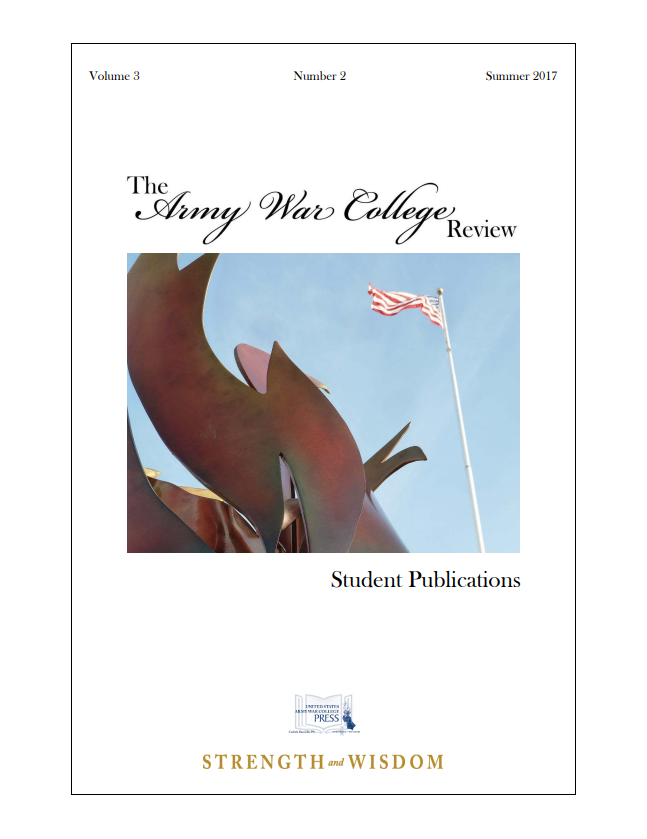 The Army War College Review Vol. 3 No. 2 The Army War College Review Vol. 3 No. 2