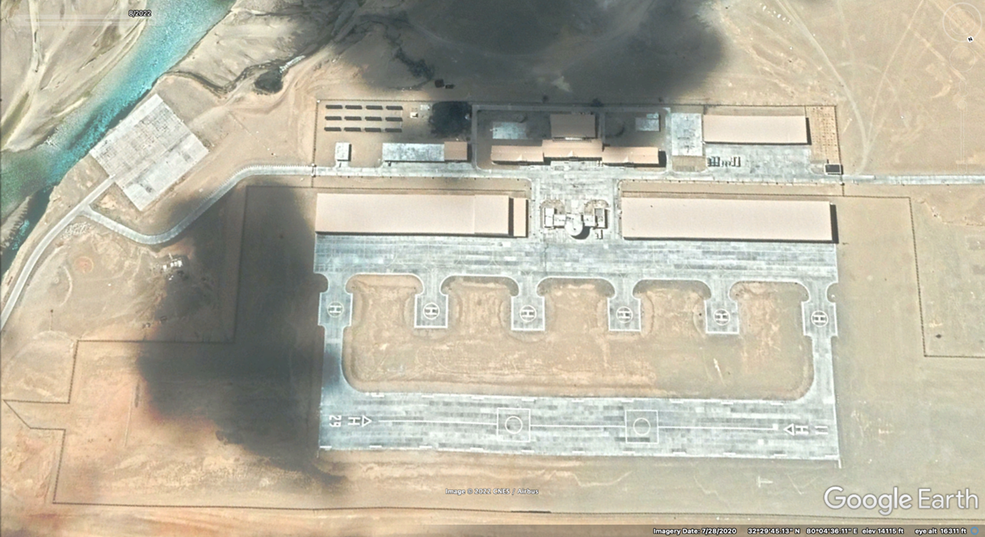 Z-10 Attack helicopters operating out of an airfield at Shiquanhe
