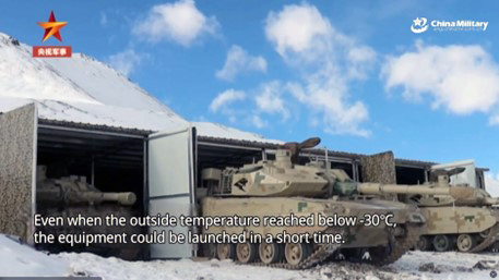 Screenshot of vehicle shelters in Aksai Chin, January 2023 Screenshot of vehicle shelters in Aksai Chin, January 2023