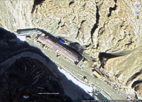 Permanent border defense barracks built in Galwan Valley after the June 2020 incident, January 2021 Permanent border defense barracks built in Galwan Valley after the June 2020 incident, January 2021
